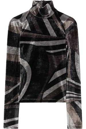 Puccini Iride-print top