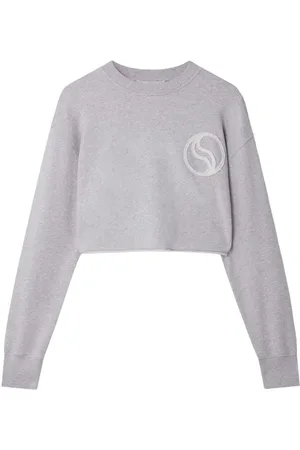 Stella McCartney S-Wave cropped sweatshirt