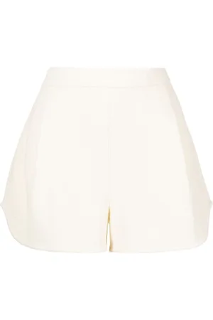 GOODIOUS Pleat-detail cloqu?? shorts