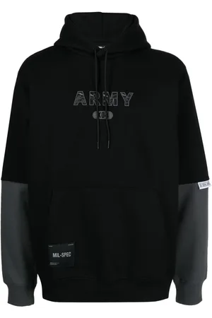 Izzue Patch-detail long-sleeve hoodie