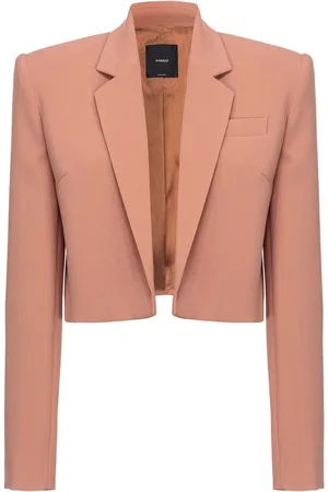 Pinko Cropped single-breasted blazer