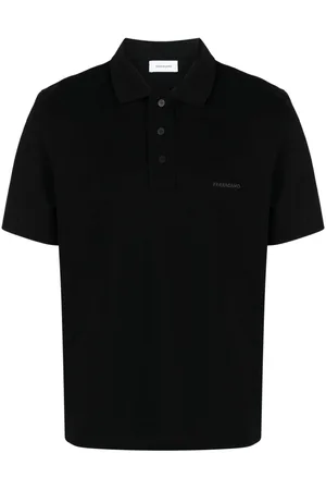 Salvatore Ferragamo Logo-embroidered cotton polo shirt