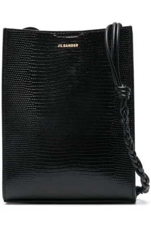 Jil Sander Tangle Rings leather crossbody bag