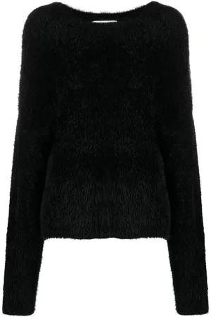 Marine Serre Crescent Moon-intarsia jumper