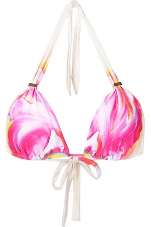 Lenny Niemeyer Abstract-print triangle bikini set