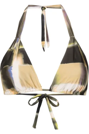Lenny Niemeyer Abstract-print triangle bikini top