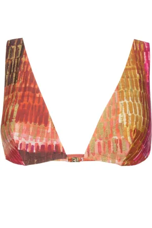 Lenny Niemeyer Abstract-print triangle bikini top