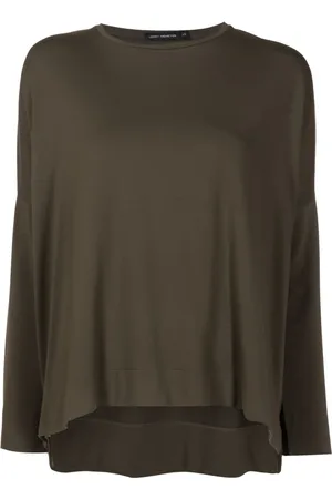 Lenny Niemeyer Curved-hem long-sleeved top
