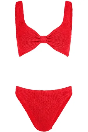 Hunza G Bonnie seersucker bikini
