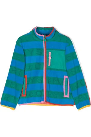 Stella McCartney Striped fleece jacket