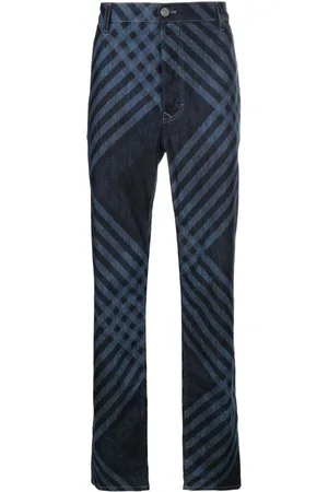 Vivienne Westwood Tartan-print cotton tapered jeans