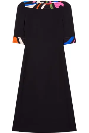 Puccini Iride-print midi dress