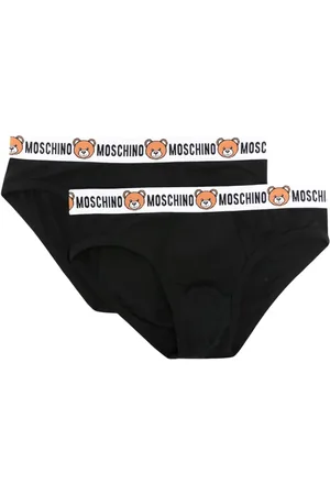 Moschino Logo-print strap cotton-blend boxers