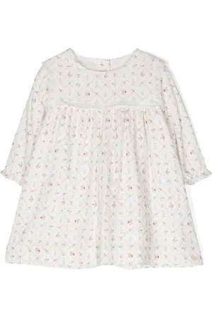 Tartine Et Chocolat Floral-print flared cotton dress