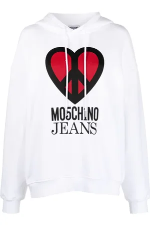 Moschino Graphic-print jersey hoodie