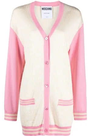 Moschino Monogram-jacquard cardigan