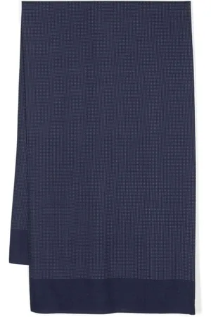 Fursac Micro-dot wool scarf