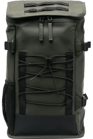 Rains Logo-strap buckle-fastening backpack