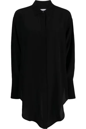 Victoria Beckham Wrap Front silk shirt