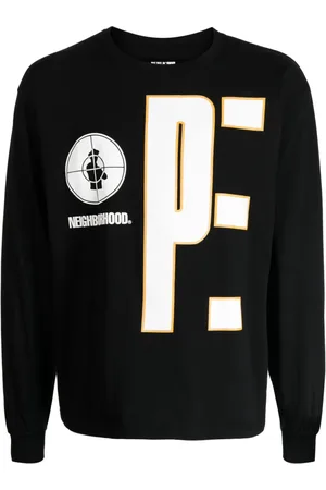 NEIGHBORHOOD X Public Enemy logo-print cotton T-shirt
