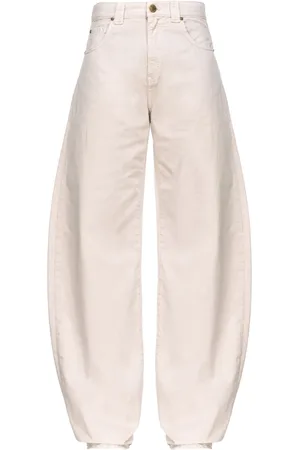 Pinko High-waisted tapered jeans