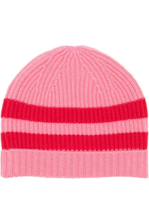 Cashmere In Love Bibi striped cashmere beanie
