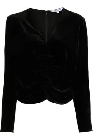 VERONICA BEARD Pelona velvet blouse