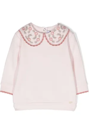 Tartine Et Chocolat Bib-collar cotton T-shirt