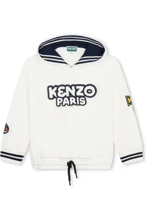 Kenzo Logo-appliqu?? cotton hoodie