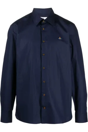 Vivienne Westwood Orb-embroidered cotton shirt