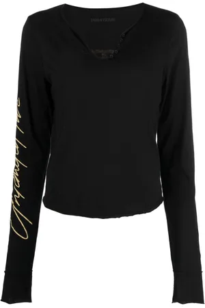 Zadig and voltaire discount black long sleeves