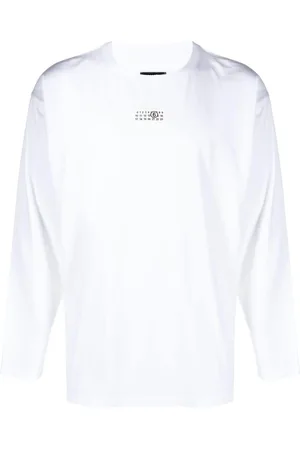 Maison Margiela Numbers motif-patch long-sleeve T-shirt