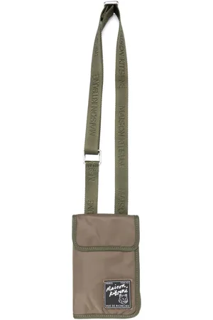 Maison Kitsuné Logo-patch shoulder bag