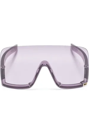 Gucci Square G shield-frame sunglasses