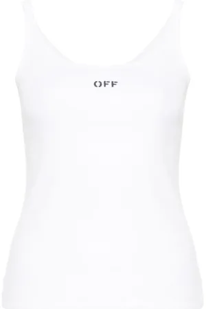 OFF-WHITE Off Stamp stretch-cotton tank top