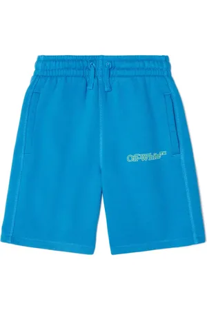 OFF-WHITE Big Bookish cotton track shorts