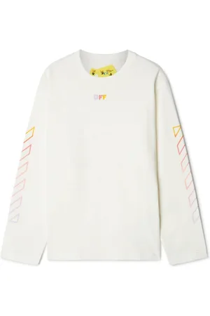 OFF-WHITE Arrow-print cotton T-shirt