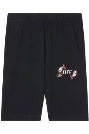 OFF-WHITE Bandana-print stretch-cotton shorts