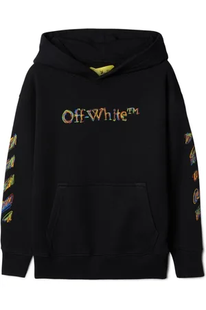 OFF-WHITE Logo Sketch cotton hoodie