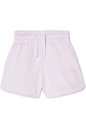 OFF-WHITE Big Bookish cotton shorts