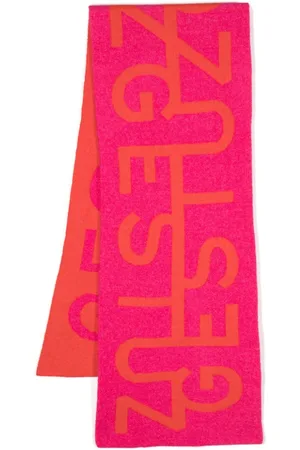 Gestuz AlphaGZ patterned-intarsia scarf