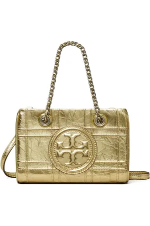 Tory Burch Mini Fleming Soft Metalling Chain quilted tote bag