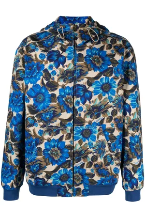 Moschino Floral-print hooded jacket
