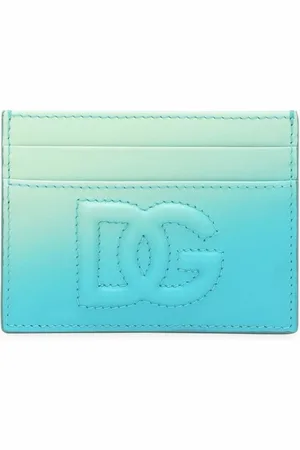 Dolce & Gabbana Logo-embroidered ombr??-effect cardholder