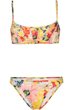 ZIMMERMANN Alight floral-print bikini