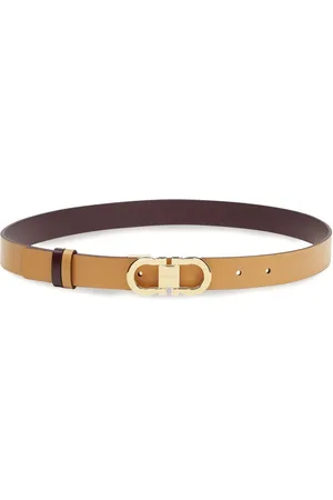 Salvatore Ferragamo Gancini-buckle reversible leather belt
