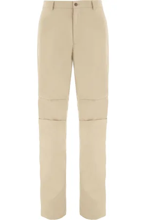 Salvatore Ferragamo Logo-patch cotton cropped trousers