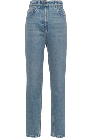 Prada High-rise tapered jeans