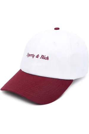 Sporty & Rich Logo-embroidered cotton cap