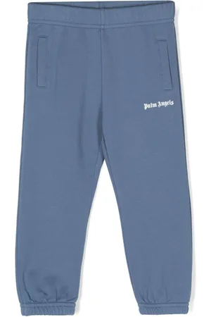 Palm Angels Logo-print cotton track pants